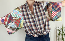 Load image into Gallery viewer, Plaid Birdie Top