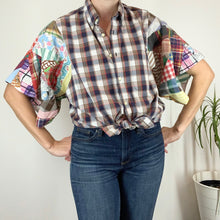 Load image into Gallery viewer, Plaid Birdie Top