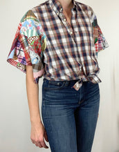 Load image into Gallery viewer, Plaid Birdie Top
