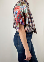 Load image into Gallery viewer, Plaid Birdie Top