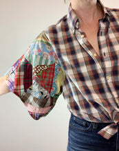 Load image into Gallery viewer, Plaid Birdie Top